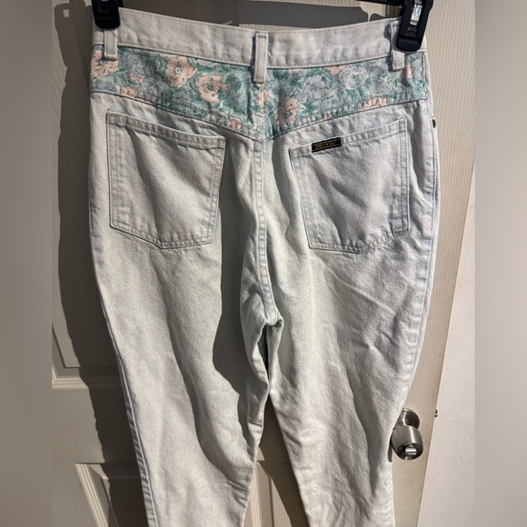 Vintage Sasson Jeans Women Size 12 Denim Straight Leg Flat Front High Rise - Picture 5 of 16